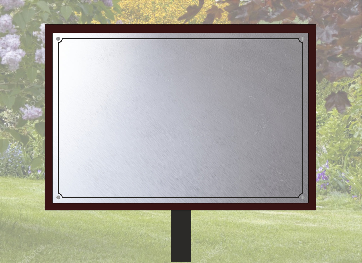 Aluminium Tree Plaque