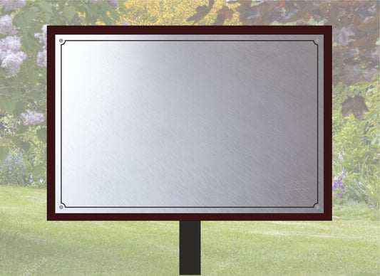 Aluminium Tree Plaque