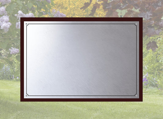 Aluminium Wall Plaque