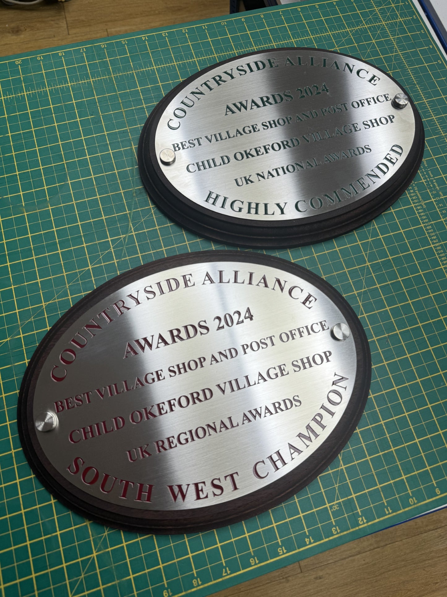 Stainless Steel Wall Plaque