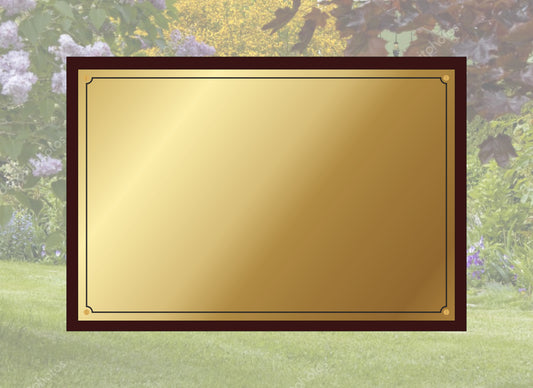 Brass Wall Plaque