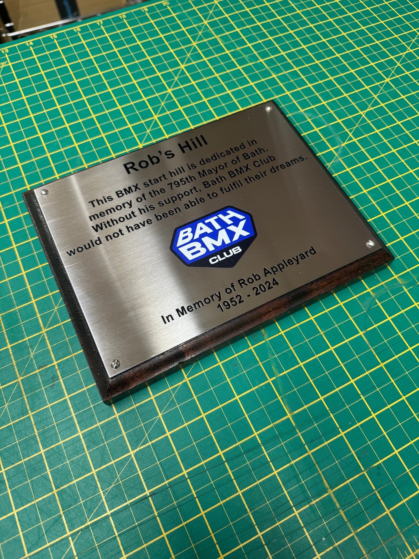 Stainless Steel Tree Plaque