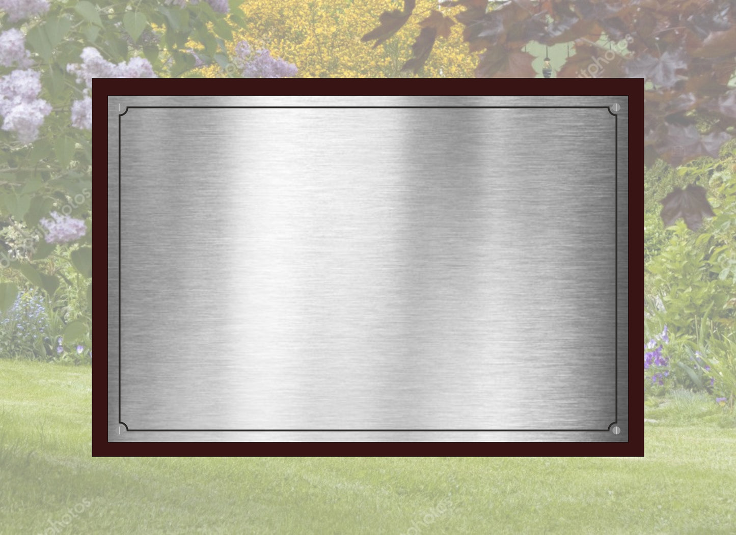 Stainless Steel Wall Plaque