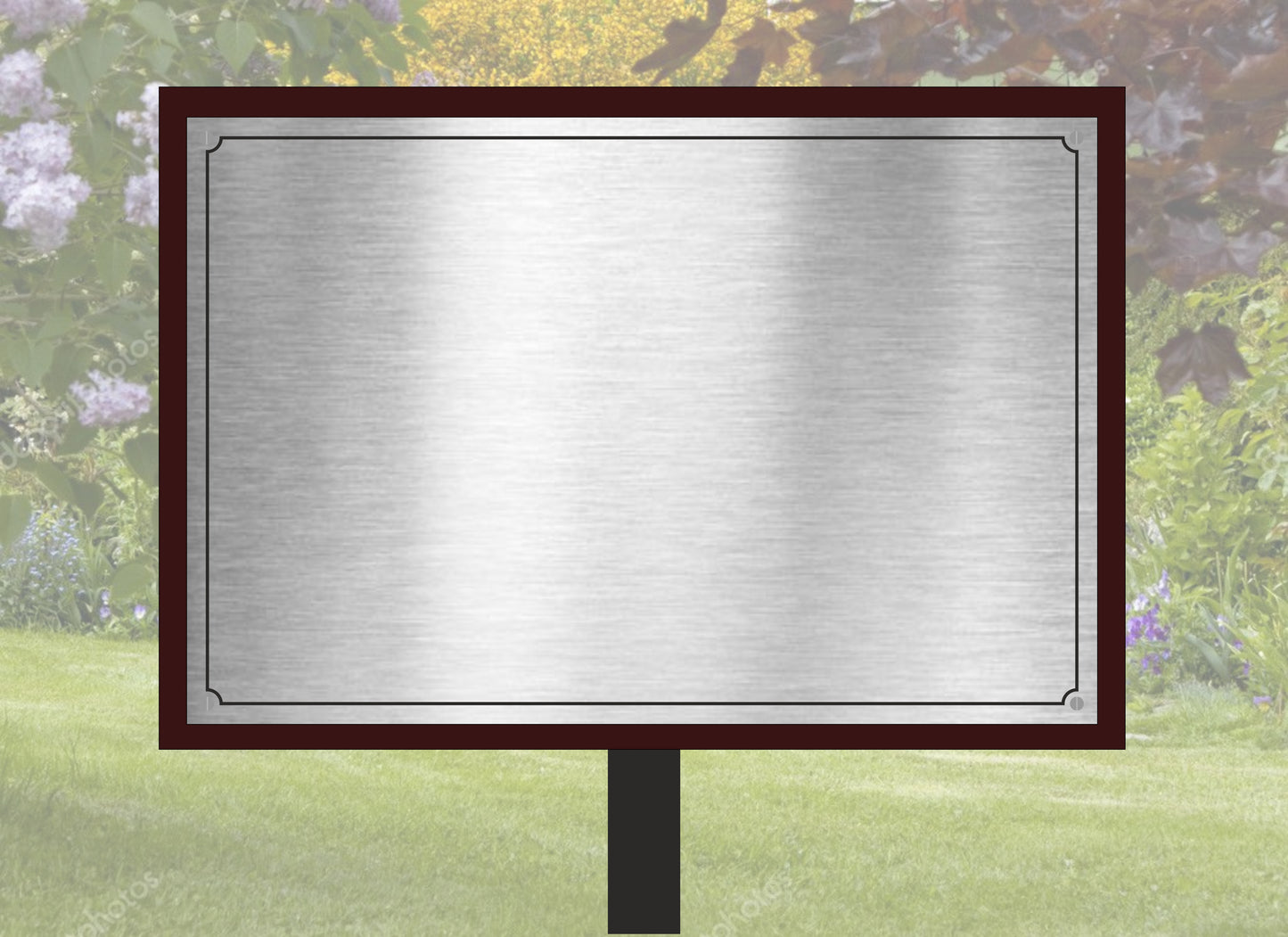 Stainless Steel Tree Plaque