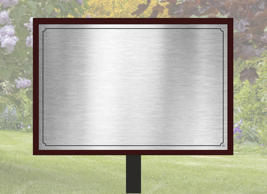 Stainless Steel Tree Plaque