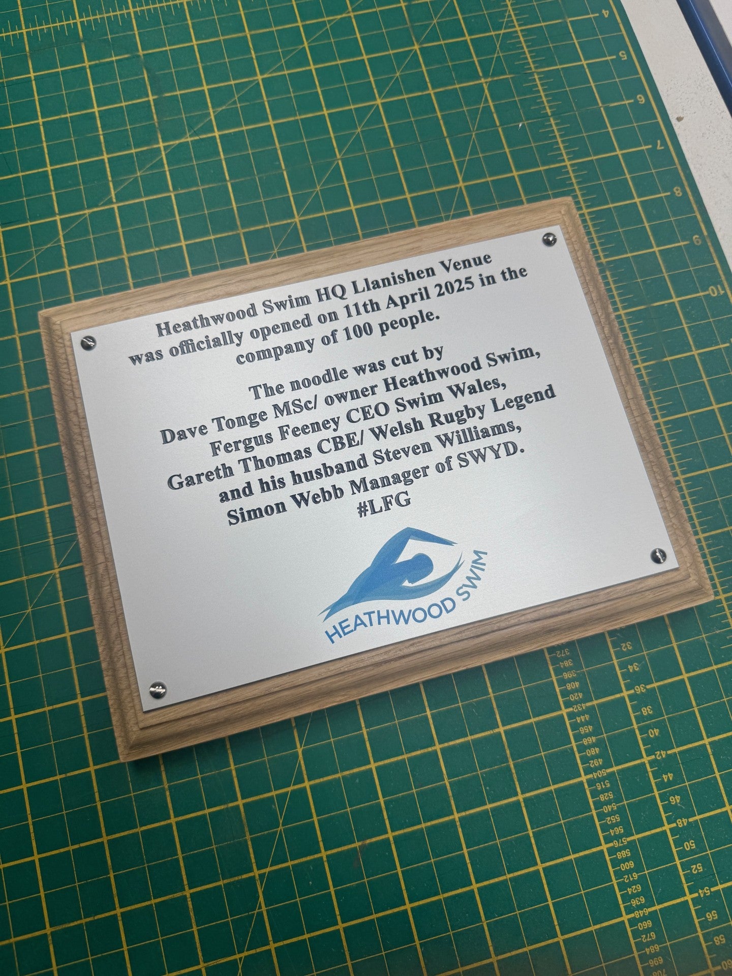 Aluminium Wall Plaque