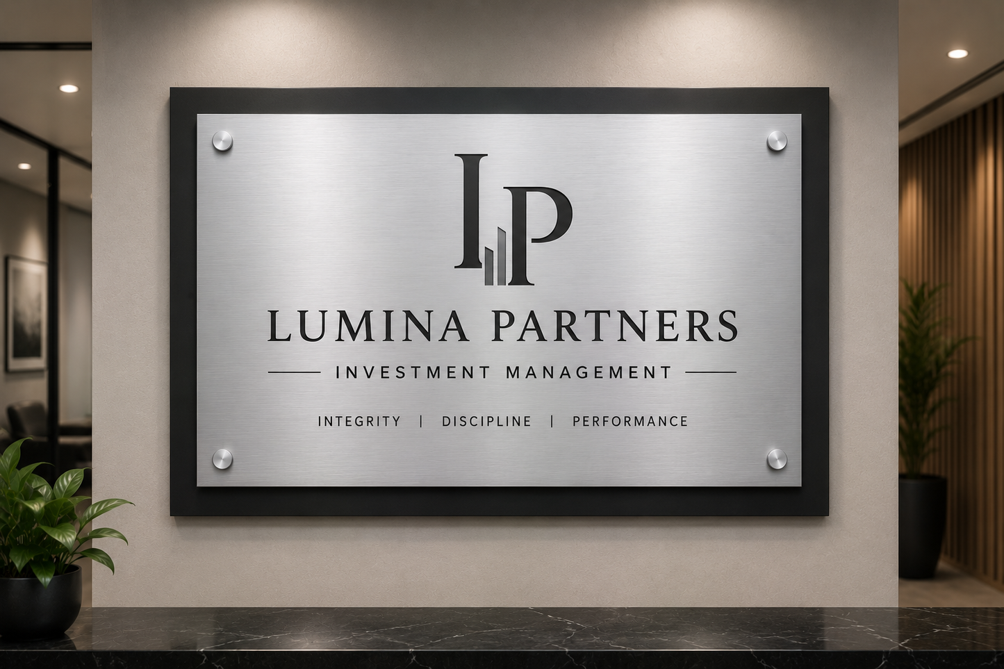 Aluminium Wall Plaque