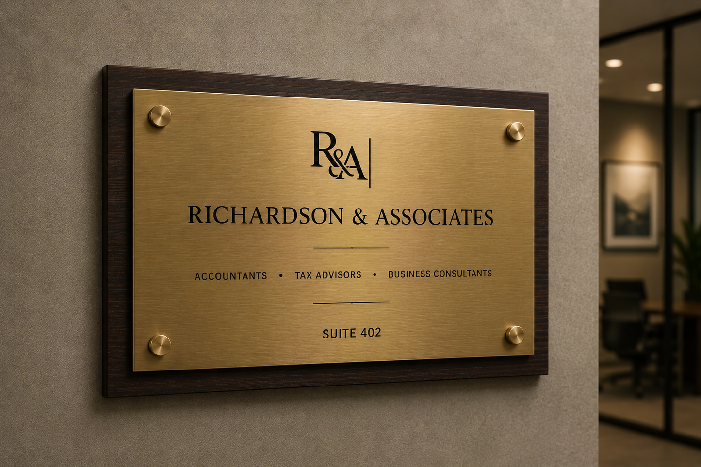 Brass Wall Plaque